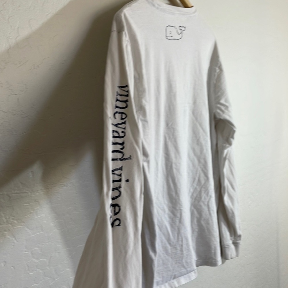 Vineyard Vine’s - Men’s Large White Long Sleeve Top - Picture 6 of 7